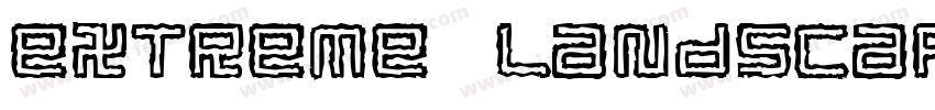 EXTREME LANDSCAPE FORMAT字体转换